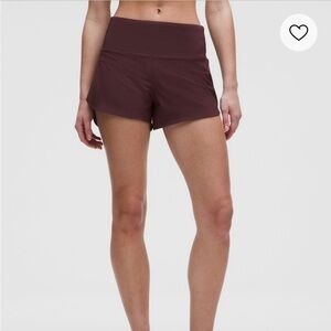 Lululemon speed up high rise short size 4